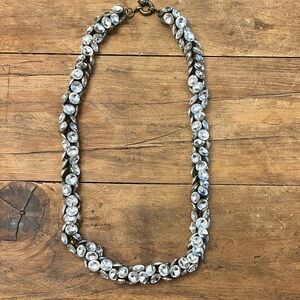Elegant Silver Crystal Necklace
